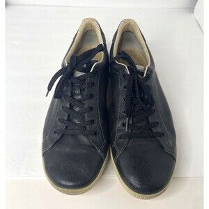 ECCO Biom Natural Motion Yak Black Leather Golf Shoes‎ Men's Size 11 / 45 EU